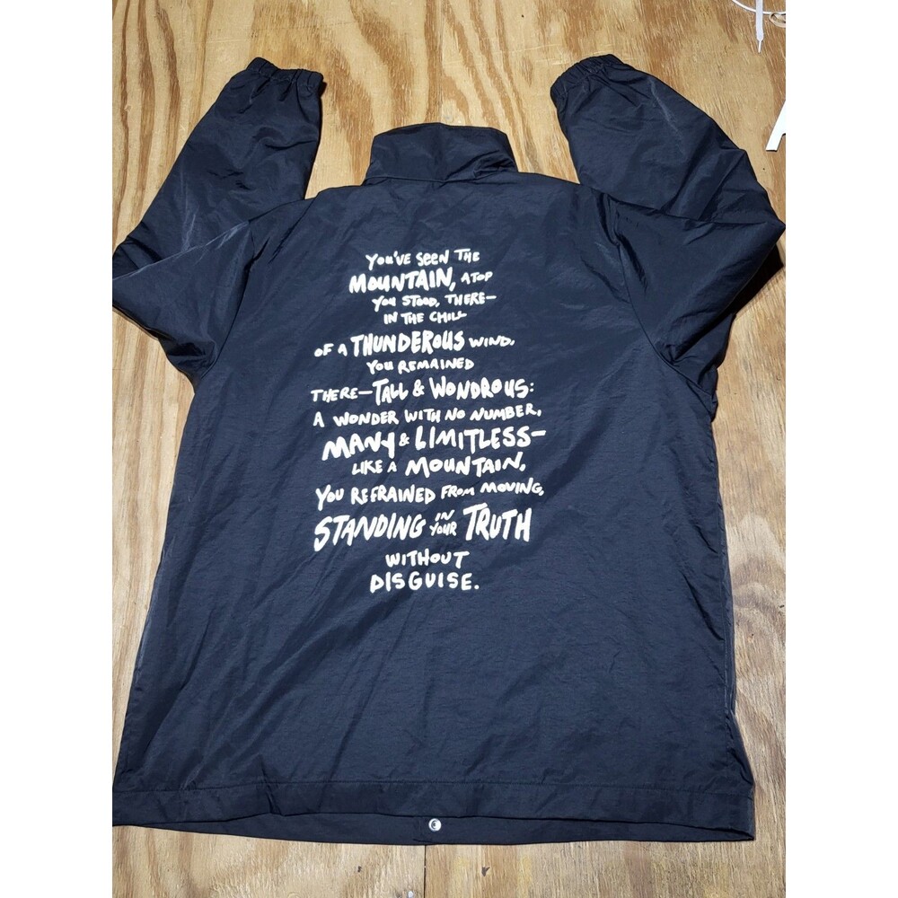Black History Month BLACKBOYBEE Adult Jacket BLACK SIZE XL Button @N6